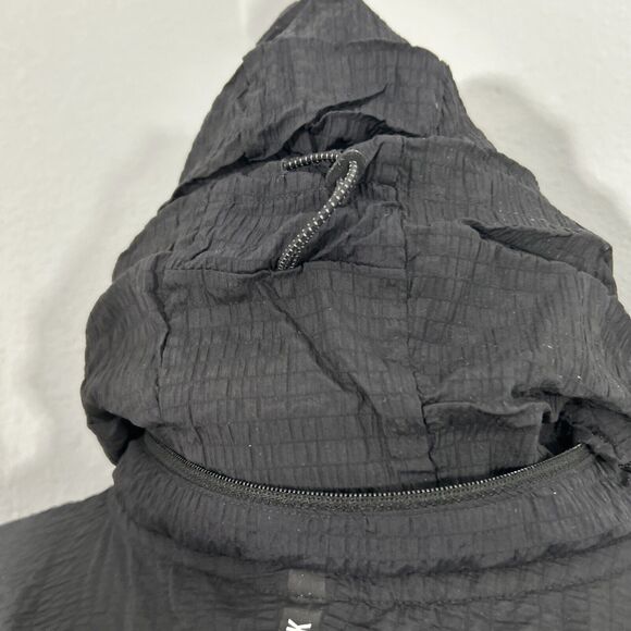 Gymshark Jacket Mens Large Black Speed Evolve Windbreaker Packs Away Hoodie - Picture 9 of 16